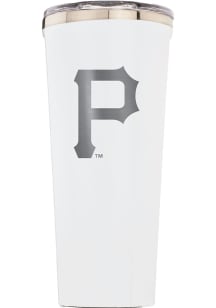 Pittsburgh Pirates Corkcicle Triple Insulated Stainless Steel Tumbler - White