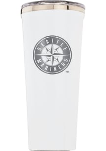 Seattle Mariners Corkcicle Triple Insulated Stainless Steel Tumbler - White