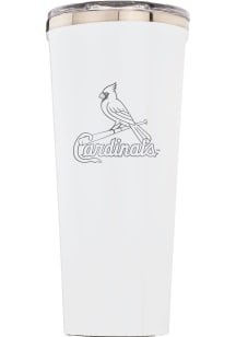 St Louis Cardinals Corkcicle Triple Insulated Stainless Steel Tumbler - White
