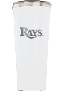 Tampa Bay Rays Corkcicle Triple Insulated Stainless Steel Tumbler - White
