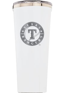 Texas Rangers Corkcicle Triple Insulated Stainless Steel Tumbler - White