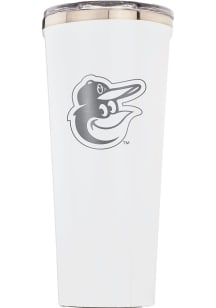 Baltimore Orioles Corkcicle Triple Insulated Stainless Steel Tumbler - White