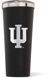 Black Indiana Hoosiers Corkcicle Triple Insulated Stainless Steel Tumbler
