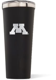 Black Minnesota Golden Gophers Corkcicle Triple Insulated Stainless Steel Tumbler