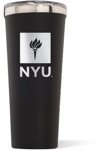 NYU Violets Corkcicle Triple Insulated Stainless Steel Tumbler - Black