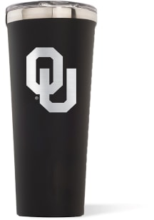 Oklahoma Sooners Corkcicle Triple Insulated Stainless Steel Tumbler - Black