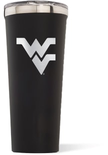 West Virginia Mountaineers Corkcicle Triple Insulated Stainless Steel Tumbler - Black