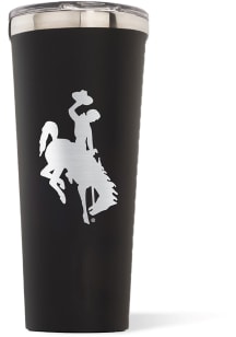 Wyoming Cowboys Corkcicle Triple Insulated Stainless Steel Tumbler - Black