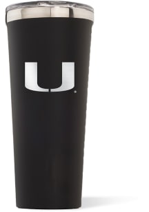 Miami Hurricanes Corkcicle Triple Insulated Stainless Steel Tumbler - Black