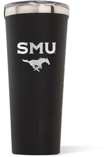SMU Mustangs Corkcicle Triple Insulated Stainless Steel Tumbler - Black