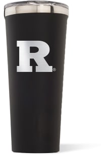 Black Rutgers Scarlet Knights Corkcicle Triple Insulated Stainless Steel Tumbler