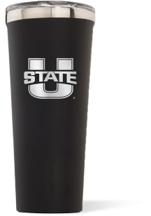 Utah State Aggies Corkcicle Triple Insulated Stainless Steel Tumbler - Black