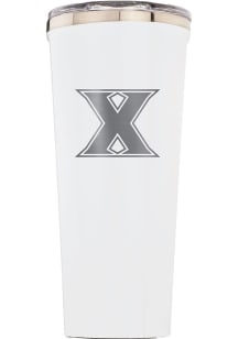 Xavier Musketeers Corkcicle Triple Insulated Stainless Steel Tumbler - White