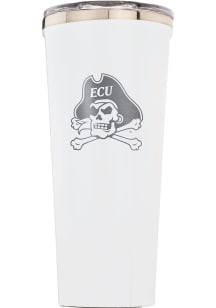 East Carolina Pirates Corkcicle Triple Insulated Stainless Steel Tumbler - White