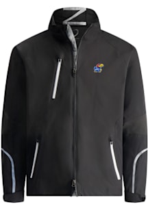 Zero Restriction Kansas Jayhawks Mens Black Power Torque Light Weight Jacket