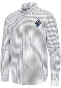 Antigua Vancouver Whitecaps FC Mens Ash Ellis Long Sleeve Dress Shirt