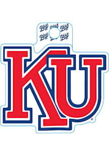 Kansas Jayhawks Juniors Mascot KU Stickers - Red