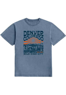 Uscape Denver Blue Skyline Short Sleeve Fashion T Shirt