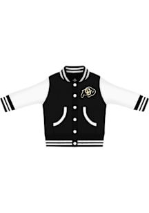 Colorado Buffaloes Toddler Black Varsity Outerwear Light Weight Jacket
