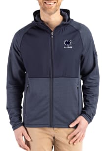 Mens Penn State Nittany Lions Navy Blue Cutter and Buck Alumni Peshastin Long Sleeve Full Zip Jack..