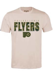 Levelwear Philadelphia Flyers Tan Richmond Protect Short Sleeve T Shirt