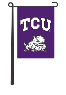 TCU Horned Frogs 13x18 Purple Garden Flag - Purple