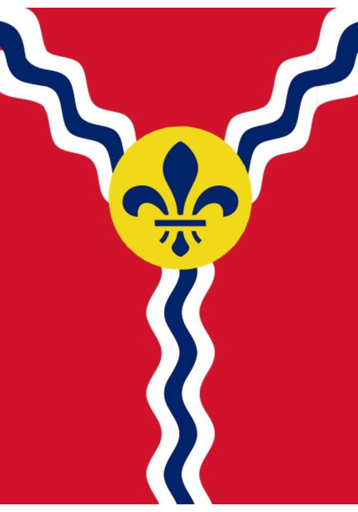 St Louis City of Garden Flag