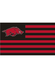 Arkansas Razorbacks Nations Red Silk Screen Grommet Flag