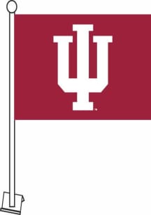 Indiana Hoosiers 11x16 Inch Car Flag - Red