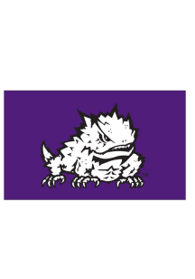 TCU Horned Frogs 3x5 Purple Grommet Applique Flag