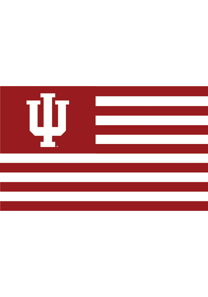 Indiana Hoosiers RED 3 x 5 Ft Silk Screen Grommet Flag