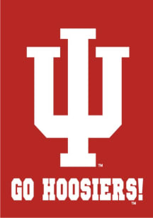 Red Indiana Hoosiers 30x40 Inch Banner