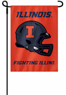 Illinois Fighting Illini Football Helmet Garden Flag