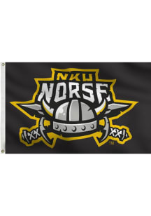 Northern Kentucky Norse 3x5 Team Logo Black Silk Screen Grommet Flag