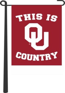 Oklahoma Sooners 13X18 Inch Garden Flag
