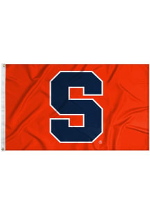 Syracuse Orange 3x5 Design Silk Screen Grommet Flag - Orange