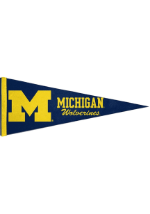 Blue Michigan Wolverines 12x30 Pennant