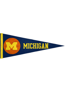 Blue Michigan Wolverines 12x30 Pennant
