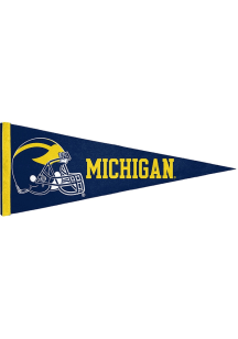 Blue Michigan Wolverines 12x30 Pennant