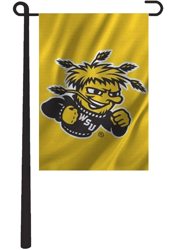 Wichita State Shockers 13x18 Yellow Garden Flag