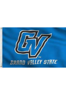 Grand Valley State Lakers 3x5 Grey Silk Screen Grommet Flag