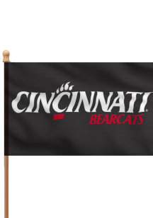 Black Cincinnati Bearcats 3x5 Silk Screen Sleeve