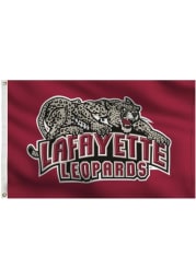 Lafayette College Team Logo Grommet Maroon Silk Screen Grommet Flag