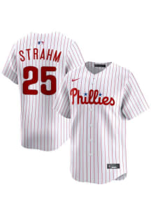Matt Strahm Nike Philadelphia Phillies Mens White Home Limited Baseball Jersey