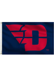 Dayton Flyers Team Logo Grommet Blue Silk Screen Grommet Flag
