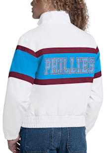 Philadelphia Phillies Womens White Iconic Medium Weight Jacket
