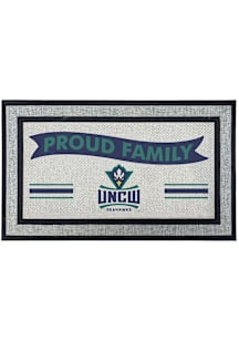 UNCW Seahawks Proud Family 18x30 Door Mat