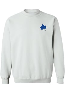 Vive La Fete Indiana State Sycamores Womens White Impressions Crew Sweatshirt