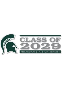 Green Michigan State Spartans 6x2 Class of 2029 Decal