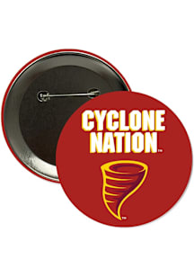 Iowa State Cyclones 3" Cyclone Nation Button - Cardinal